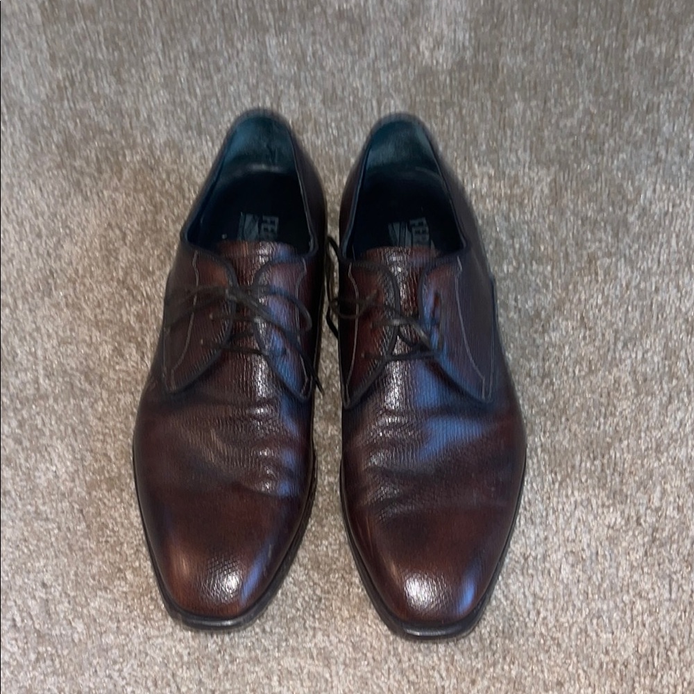 Men's Brown Leather Dress Shoes